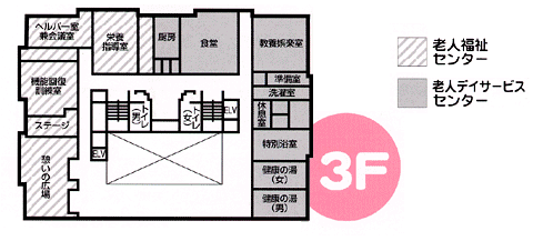 イラスト：いきいきセンター3F