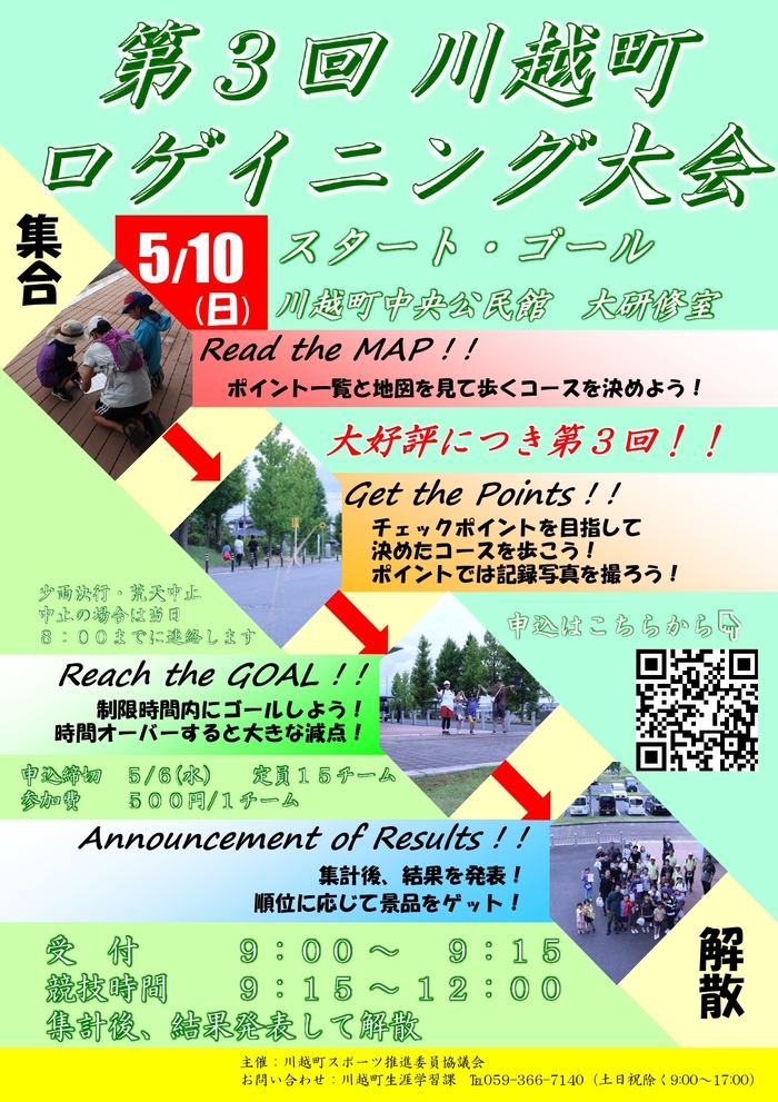 ロゲイニング大会チラシ