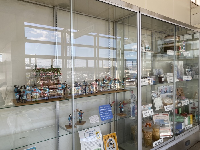 近鉄川越冨洲原駅 祭り人形展示